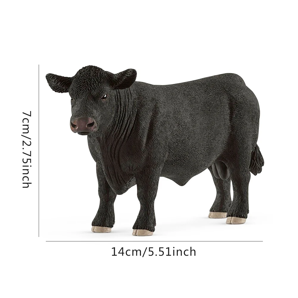 5.5inch Animal Model Black Angus Bull Toy Figurine PVC High Quality Wild Life Figures Toys For Adults Decor 13879 NEW
5.5inch Animal Model Black Angus Bull Toy Figurine PVC High Quality Wild Life Figures Toys For Adults Decor 13879 NEW