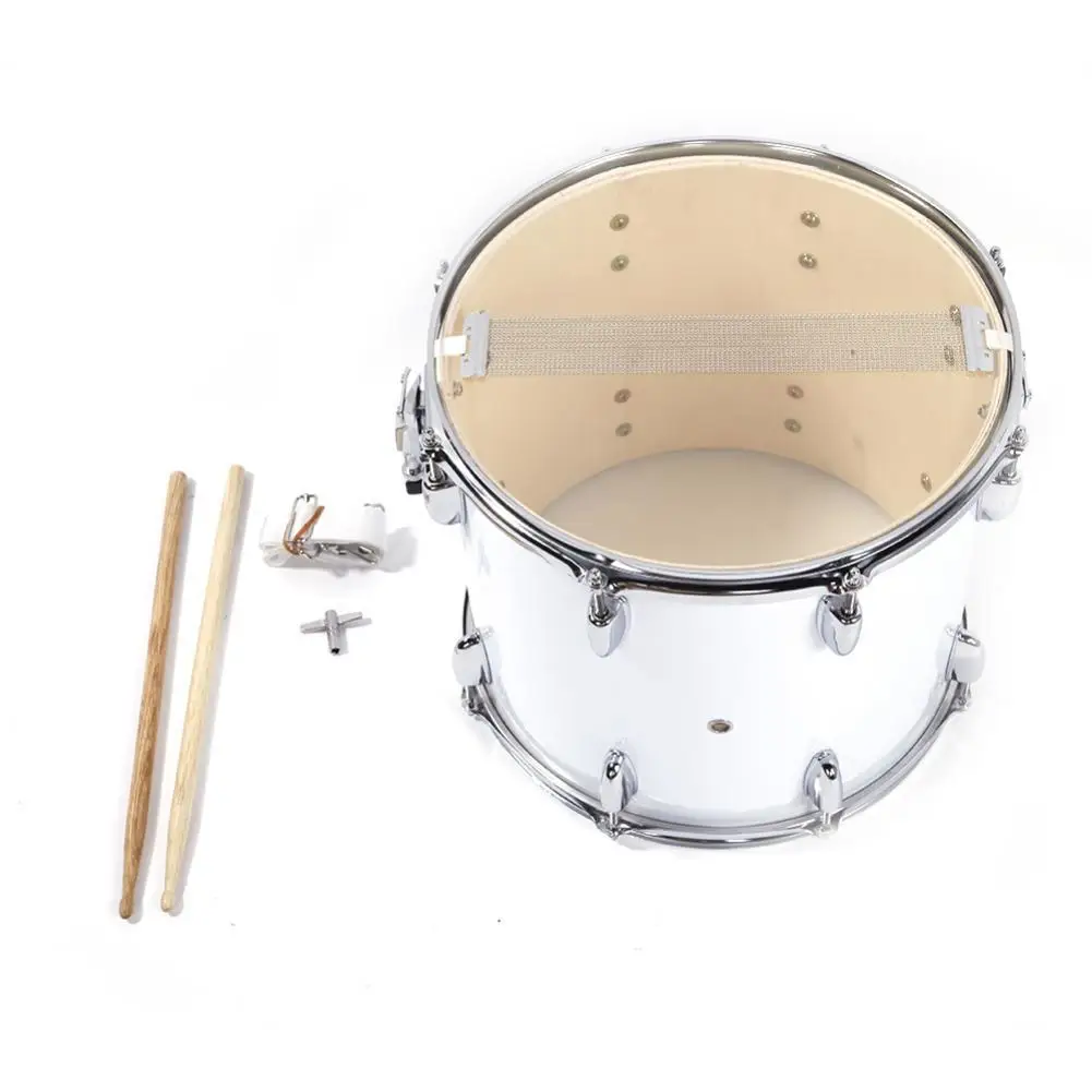 14x10 дюймов Походный барабан Sticks ключевой ремень White с винтажным звуком походного snare
14x10 дюймов Походный барабан Sticks ключевой ремень White с винтажным звуком походного snare