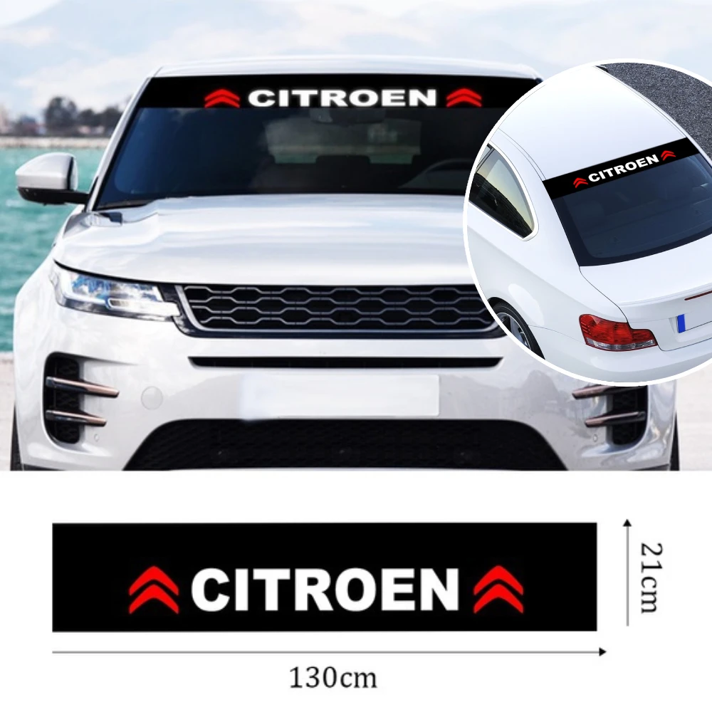 Car Reflective Banner Decal Front Rear Windshield Sunshade Sticker For CITROEN C4 C1 C5 C3 C6 C8 DS C-ELYSEE VTS C4l Xantia
Car Reflective Banner Decal Front Rear Windshield Sunshade Sticker For CITROEN C4 C1 C5 C3 C6 C8 DS C-ELYSEE VTS C4l Xantia