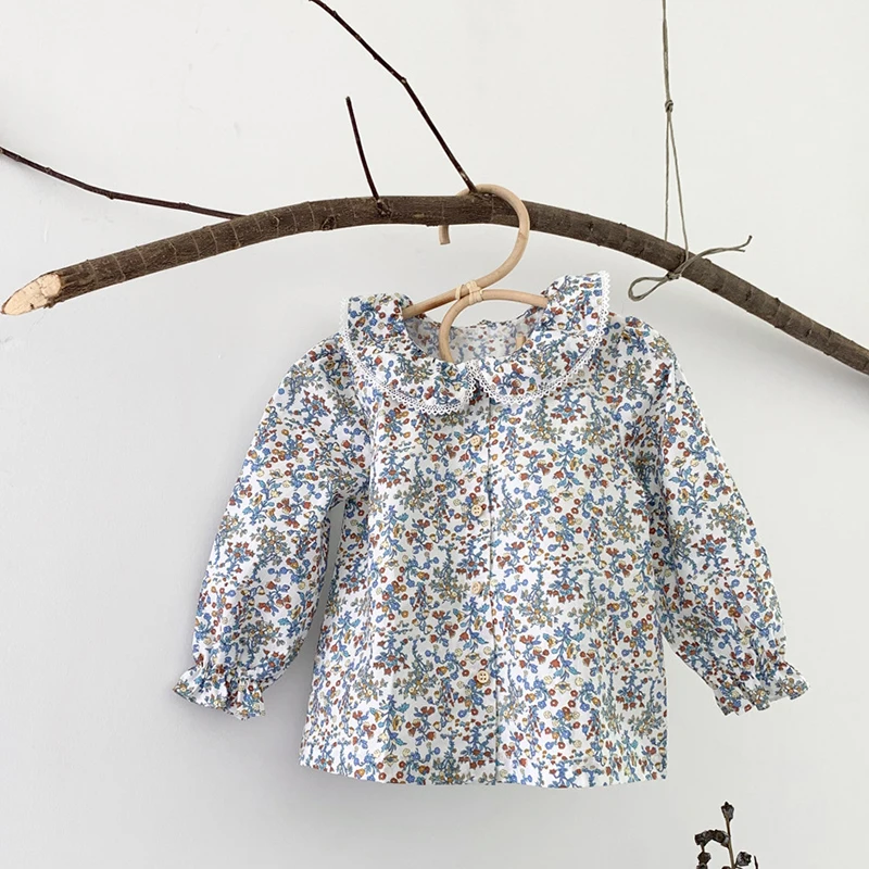 Flower Kids Baby Girls Blouse Shirt 2021 Spring Fashion Girls Floral Shirt Long Sleeve Blue Flower Printed Girls Blouse Shirt 
Flower Kids Baby Girls Blouse Shirt 2021 Spring Fashion Girls Floral Shirt Long Sleeve Blue Flower Printed Girls Blouse Shirt