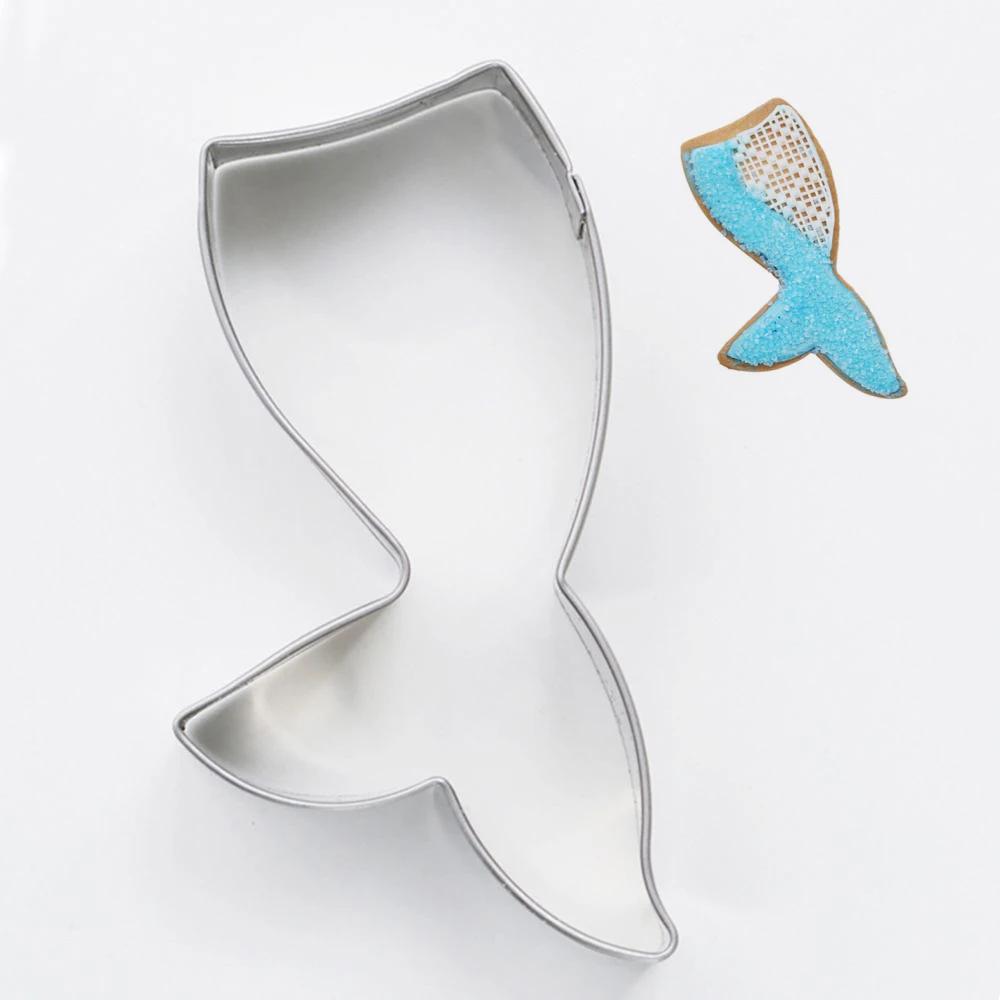 1pc Mermaid Tail Shaped Cookie Cutter For Biscuit Mold Stainless Steel Fondant Cutters DIY Pastry Baking Cake Decorating Tool
1pc Mermaid Tail Shaped Cookie Cutter For Biscuit Mold Stainless Steel Fondant Cutters DIY Pastry Baking Cake Decorating Tool
