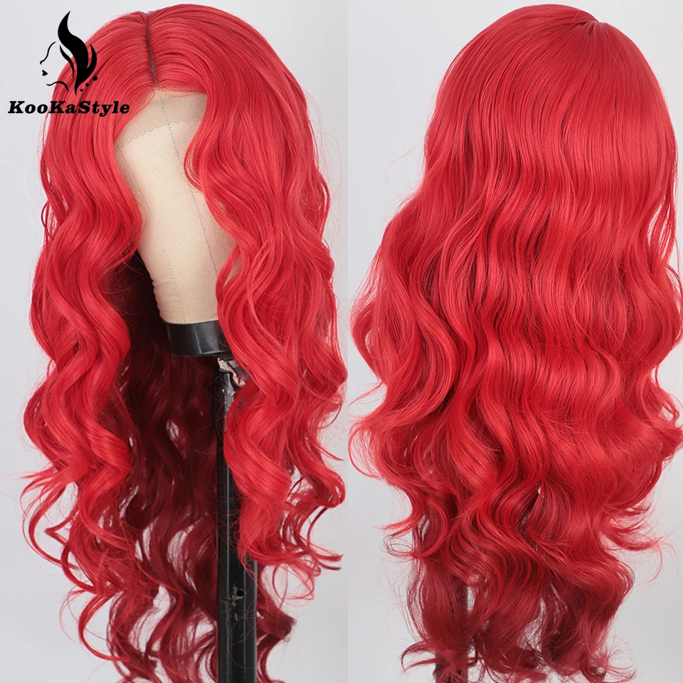 Kookastyle Synthetic Wigs Long Wavy Wigs for Black Woman Red Cosplay Wigs Handmade Heat Resistant Fiber Hair Highlight Color
Kookastyle Synthetic Wigs Long Wavy Wigs for Black Woman Red Cosplay Wigs Handmade Heat Resistant Fiber Hair Highlight Color