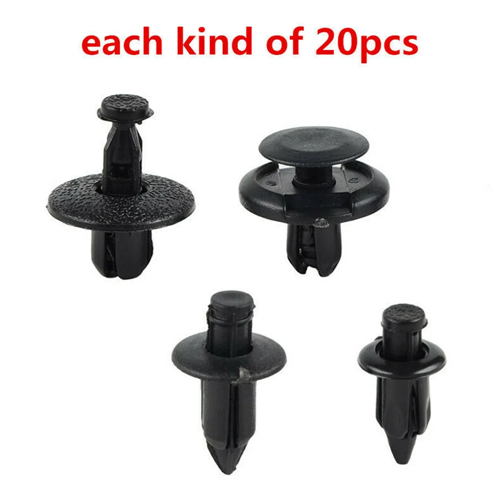 80PCS Auto Fastener Clip Mixed Car Body Push Retainer Pin Rivet Bumper Door Trim Panel Retainer Fastener Kit Car Accessories
80PCS Auto Fastener Clip Mixed Car Body Push Retainer Pin Rivet Bumper Door Trim Panel Retainer Fastener Kit Car Accessories