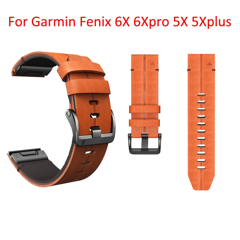 26 мм кожаный ремешок для смарт-часов Garmin Fenix 6X pro 6X 5X 5X плюс Fenix 3 Смарт-браслет быстро и легко подходит браслет на запястье
26 мм кожаный ремешок для смарт-часов Garmin Fenix 6X pro 6X 5X 5X плюс Fenix 3 Смарт-браслет быстро и легко подходит браслет на запястье