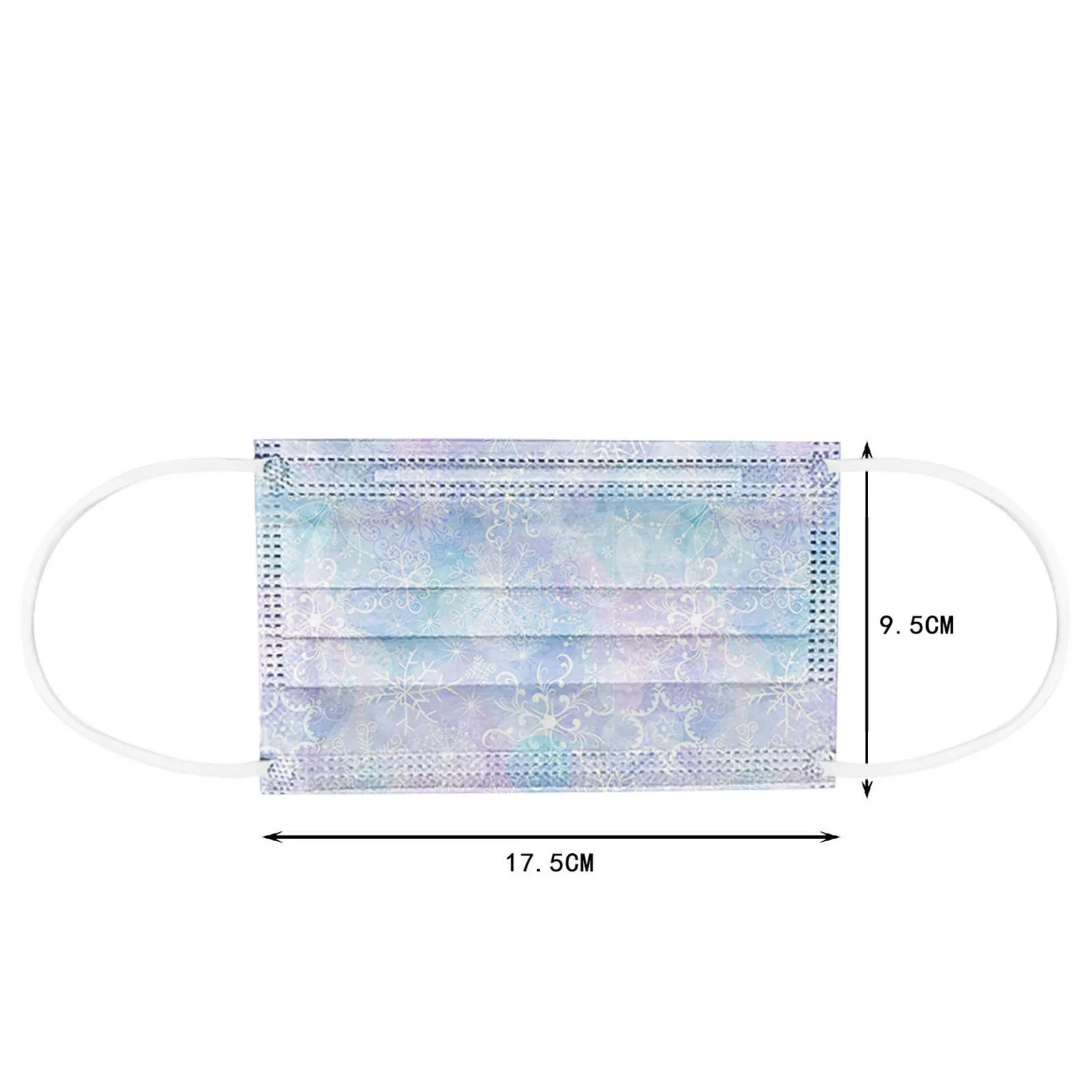 Adult Women Tie-dye Disposable Face Mask Three Layer Ear Loop mask 100PC New Year snowflakes Fireworks printed Mask mascarillas
Adult Women Tie-dye Disposable Face Mask Three Layer Ear Loop mask 100PC New Year snowflakes Fireworks printed Mask mascarillas