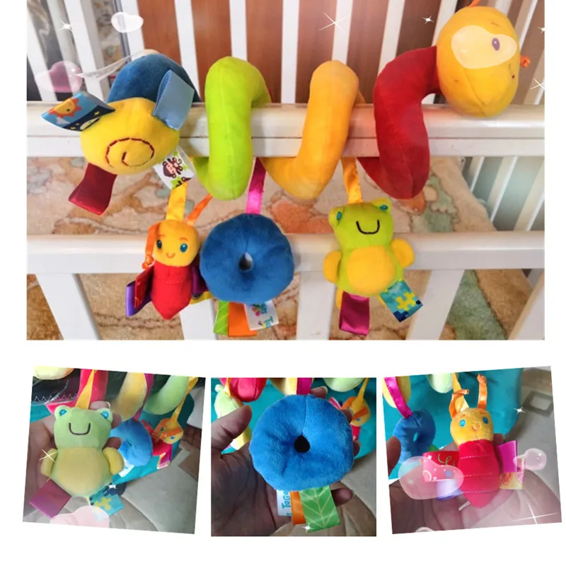 HOT Baby Rattles bed bell Stroller Hanging Dolls Educational Toys Soft Mobiles Car Seat Stroller Spiral Crib toy for newborn
HOT Baby Rattles bed bell Stroller Hanging Dolls Educational Toys Soft Mobiles Car Seat Stroller Spiral Crib toy for newborn