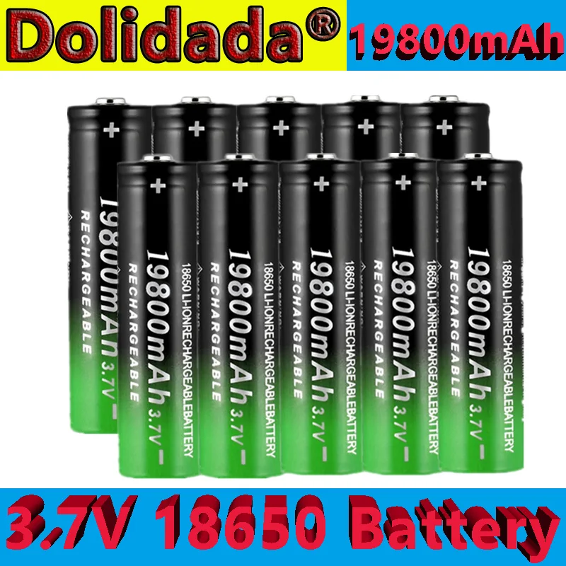 New 18650 Li-Ion battery 19800mah rechargeable battery 3.7V for LED flashlight flashlight or electronic devices batteria
New 18650 Li-Ion battery 19800mah rechargeable battery 3.7V for LED flashlight flashlight or electronic devices batteria