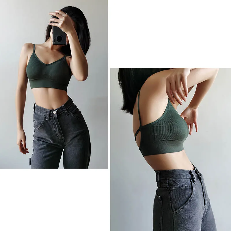 Q ультратонкое нижнее белье без стальных колец, Сексуальный Бюстгальтер-бандо, спортивные топы, укороченное нижнее белье для женщин, нижнее ...
Q ультратонкое нижнее белье без стальных колец, Сексуальный Бюстгальтер-бандо, спортивные топы, укороченное нижнее белье для женщин, нижнее ...