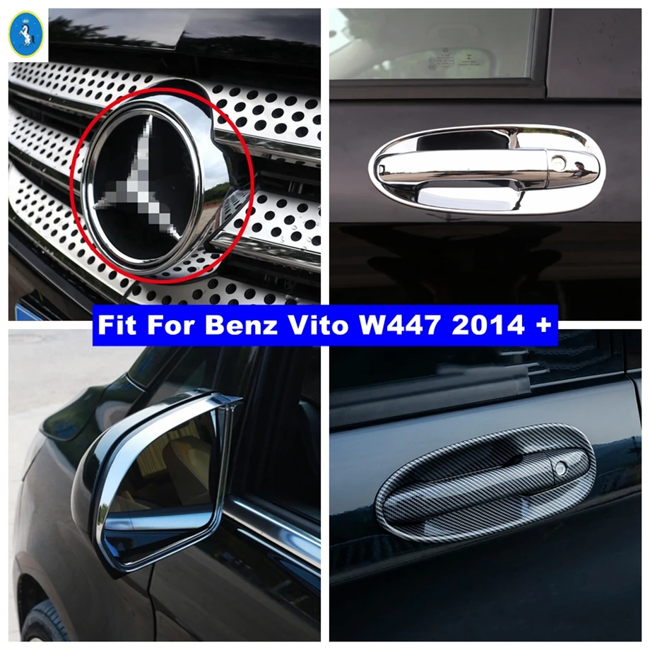 Exterior Refit Kit LOGO Frame / Handle Bowl / Rearview Mirror Rain Eyebrow Cover Trim For Mercedes Benz Vito W447 2014 - 2021
Exterior Refit Kit LOGO Frame / Handle Bowl / Rearview Mirror Rain Eyebrow Cover Trim For Mercedes Benz Vito W447 2014 - 2021