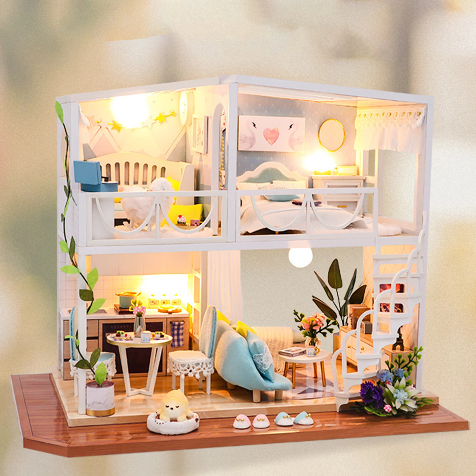 Doll House Decor Accessory Kids Home Toys DIY Miniature Doll House DIY Dollhouse Gifts for Boys Girls
Doll House Decor Accessory Kids Home Toys DIY Miniature Doll House DIY Dollhouse Gifts for Boys Girls