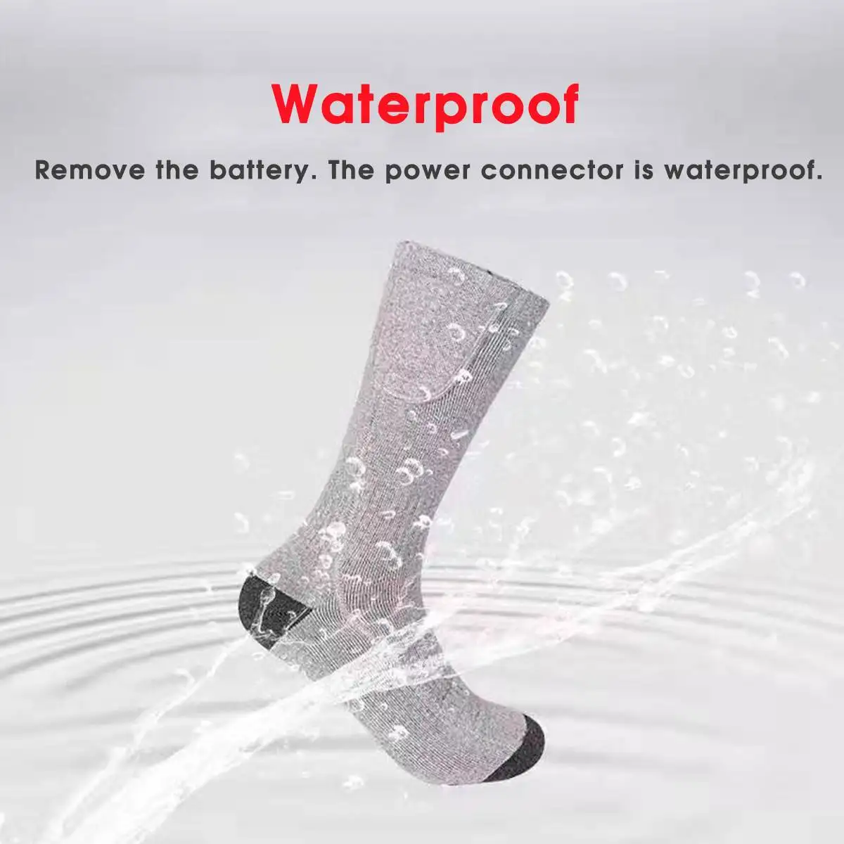 Black/White Battery Electric Heated Socks for Women Men Knitted Cotton Socks Winter Warm Foot Thermal for Outdoor Skiing
Black/White Battery Electric Heated Socks for Women Men Knitted Cotton Socks Winter Warm Foot Thermal for Outdoor Skiing