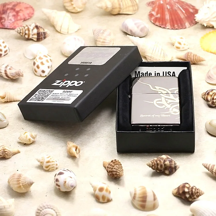 Genuine Zippo oil lighter copper windproof Secret of my Heart cigarette Kerosene lighters Gift With anti-counterfeiting code
Genuine Zippo oil lighter copper windproof Secret of my Heart cigarette Kerosene lighters Gift With anti-counterfeiting code