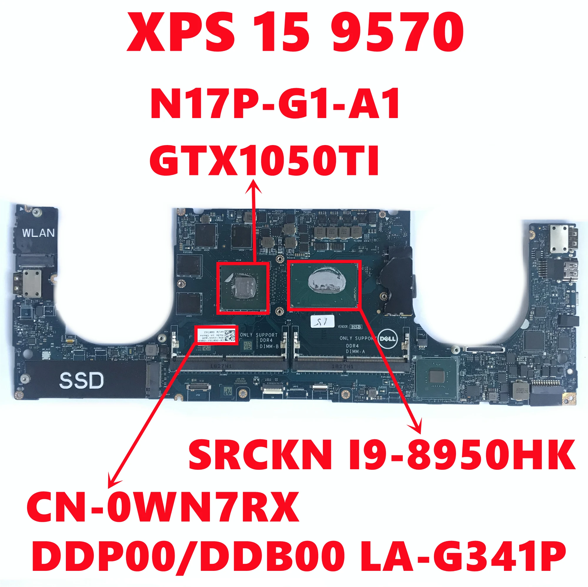 CN-0WN7RX 0WN7RX WN7RX For Dell XPS 15 9570 Laptop Motherboard DDP00/DDB00 LA-G341P With I9-8950HK N17P-G1-A1 Fully Tested OK
CN-0WN7RX 0WN7RX WN7RX For Dell XPS 15 9570 Laptop Motherboard DDP00/DDB00 LA-G341P With I9-8950HK N17P-G1-A1 Fully Tested OK