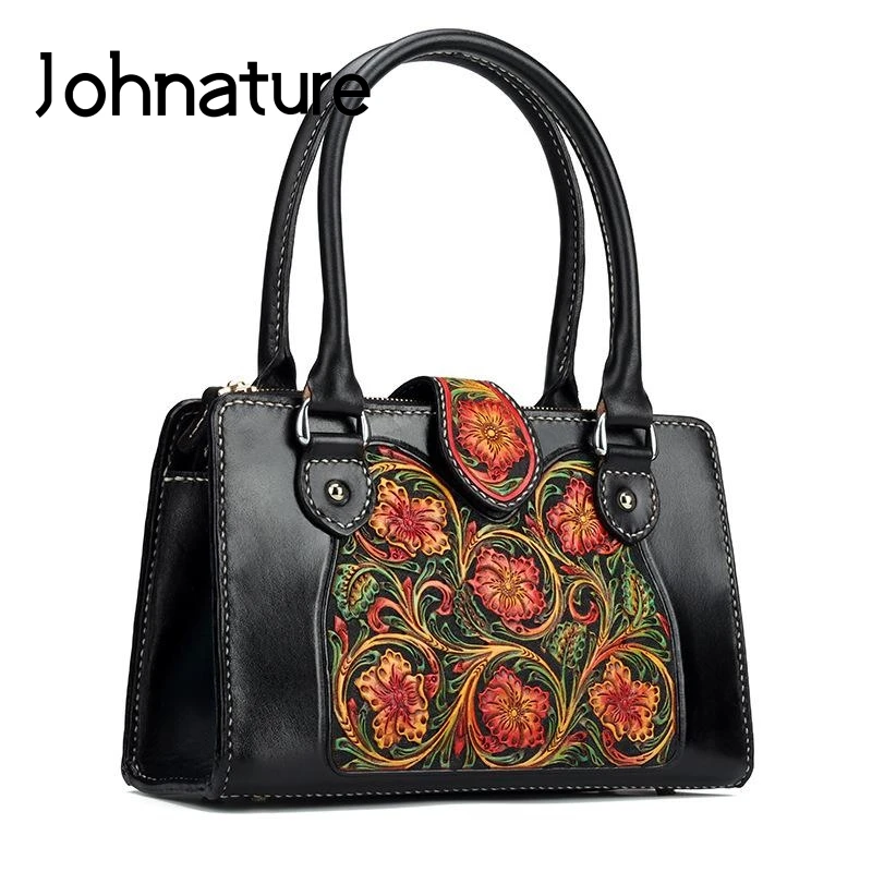 Johnature Retro First Layer Cowhide Luxury Handbags Women Bags Designer 2021 New Handmade Carved Cow Leather Commuter Totes
Johnature Retro First Layer Cowhide Luxury Handbags Women Bags Designer 2021 New Handmade Carved Cow Leather Commuter Totes
