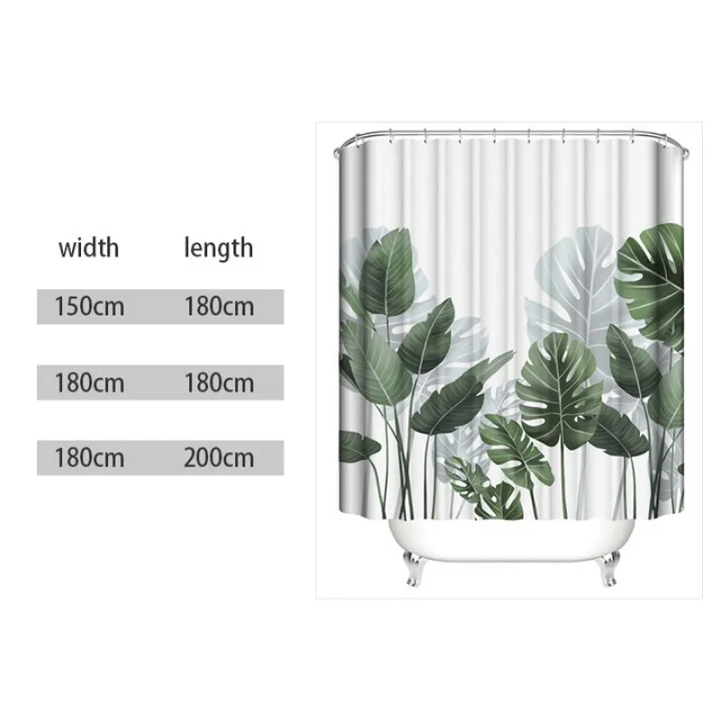 Modern Style Shower Curtain Waterproof Bathroom Curtains Mildew Proof Tropical Palm Leaves Partion Curtain Bathroom Decor
Modern Style Shower Curtain Waterproof Bathroom Curtains Mildew Proof Tropical Palm Leaves Partion Curtain Bathroom Decor