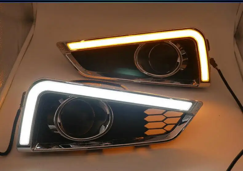 Car LED Daytime Running Lights DRL/ Yellow Turn Signal For Honda City 2015-2017
Car LED Daytime Running Lights DRL/ Yellow Turn Signal For Honda City 2015-2017