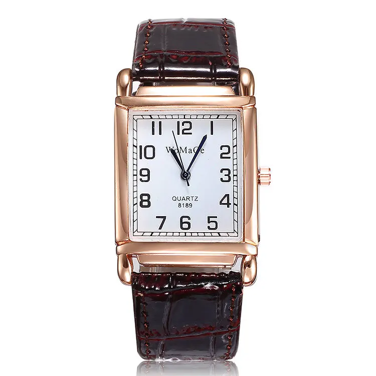 Fashion Women Watches Rectangular Case Luxury Ladies Clock Leather Strap Watch Woman zegarek damski Quartz reloj mujer
Fashion Women Watches Rectangular Case Luxury Ladies Clock Leather Strap Watch Woman zegarek damski Quartz reloj mujer