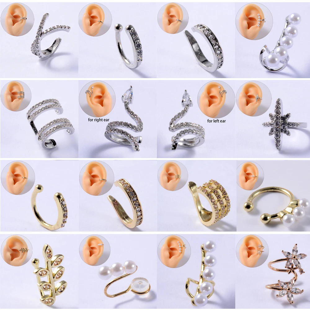 1Pc Stainless Steel Cz Gem Ear Cuff Fake Piercing Jewelry Adjustable Ear Clip Non Pierced Earrings Conch Cuff Earring
1Pc Stainless Steel Cz Gem Ear Cuff Fake Piercing Jewelry Adjustable Ear Clip Non Pierced Earrings Conch Cuff Earring