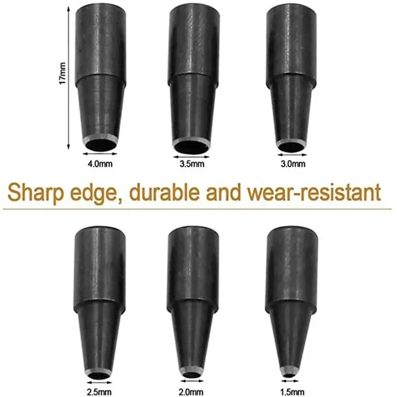 DIY Leather Punch Rotary Punch Leather Craft Leather Belt Hole Making Tool 
DIY Leather Punch Rotary Punch Leather Craft Leather Belt Hole Making Tool
