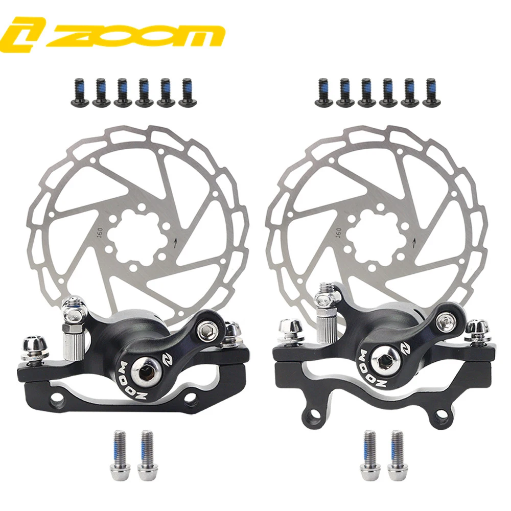 ZOOM Electric scooter Disc brake Aluminum alloy Line Pulling disc brake E-bike Cruisers Front/Rear wheel R160-F180/F160-R140
ZOOM Electric scooter Disc brake Aluminum alloy Line Pulling disc brake E-bike Cruisers Front/Rear wheel R160-F180/F160-R140