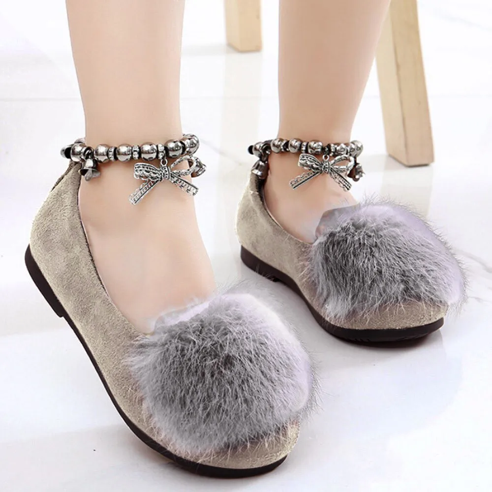 40# Fluffy String Bead Baby Girl Shoes Kid Hoop Flat Non-slip Flock Rubber Buttom Princess Baby Shoes Breathable Toddler Shoes
40# Fluffy String Bead Baby Girl Shoes Kid Hoop Flat Non-slip Flock Rubber Buttom Princess Baby Shoes Breathable Toddler Shoes