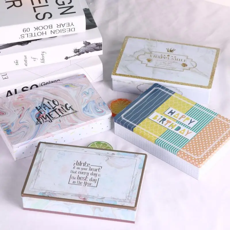 Rectangular Small Fresh Tinplate Box European Style Packing Stationery Box Cookies, Cakes, Sweets, Snacks Packaging Containers
Rectangular Small Fresh Tinplate Box European Style Packing Stationery Box Cookies, Cakes, Sweets, Snacks Packaging Containers
