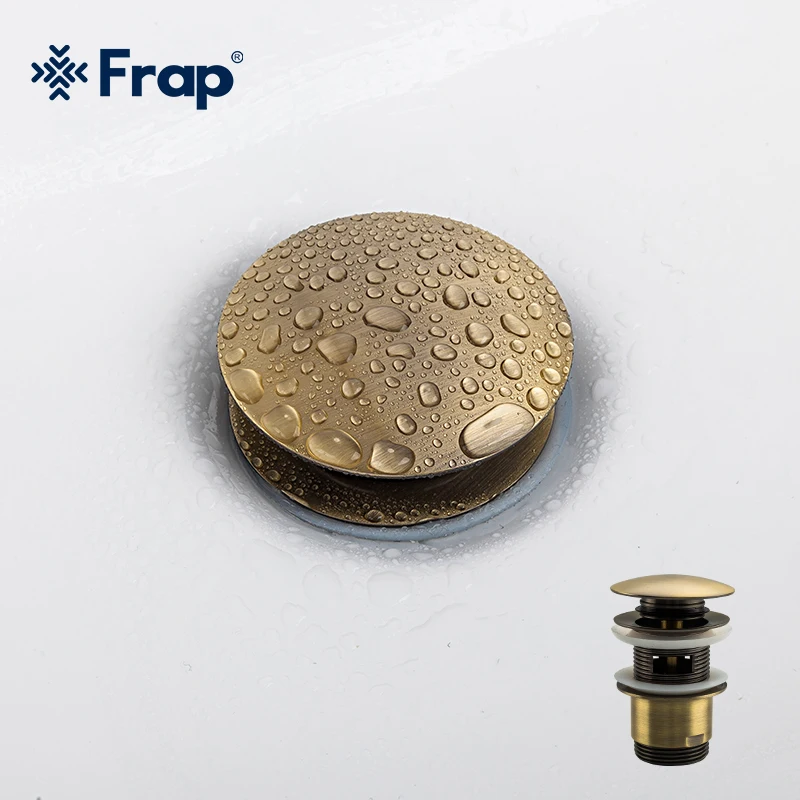 Frap Brass Bath Basin Overflow Hole Sink Tap Push Button Pop up Waste Plug Slotted Kitchen Sinks Drains F60-4/F60-8
Frap Brass Bath Basin Overflow Hole Sink Tap Push Button Pop up Waste Plug Slotted Kitchen Sinks Drains F60-4/F60-8