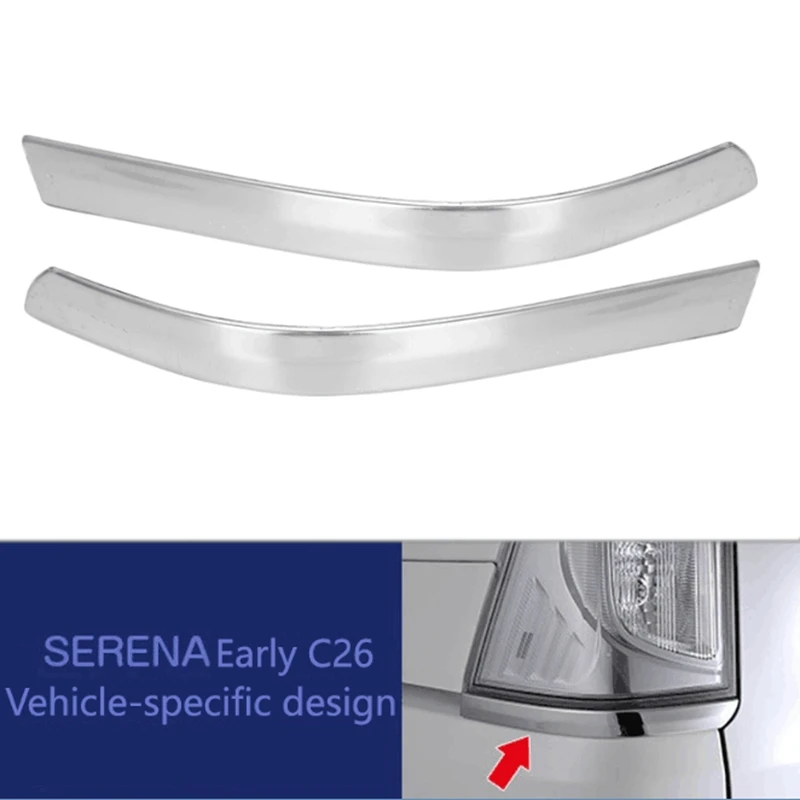 2Pcs Car Rear Tail Light Trim for Nissan Serena C26 ABS Auto Stickers Decorative Accessories
2Pcs Car Rear Tail Light Trim for Nissan Serena C26 ABS Auto Stickers Decorative Accessories