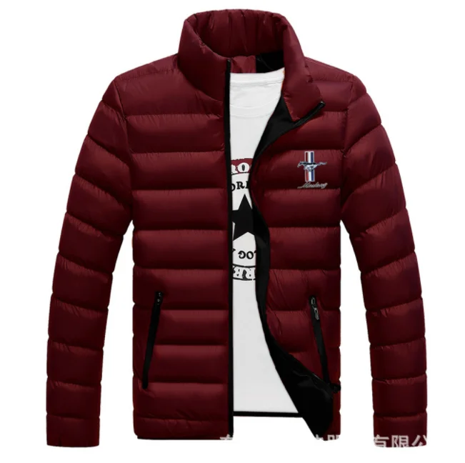 

2021 New for MUSTANG Winter Jackets Parka Men Autumn Winter Warm Outwear Brand Slim Mens Coats Casual Windbreaker Quilted Jacke