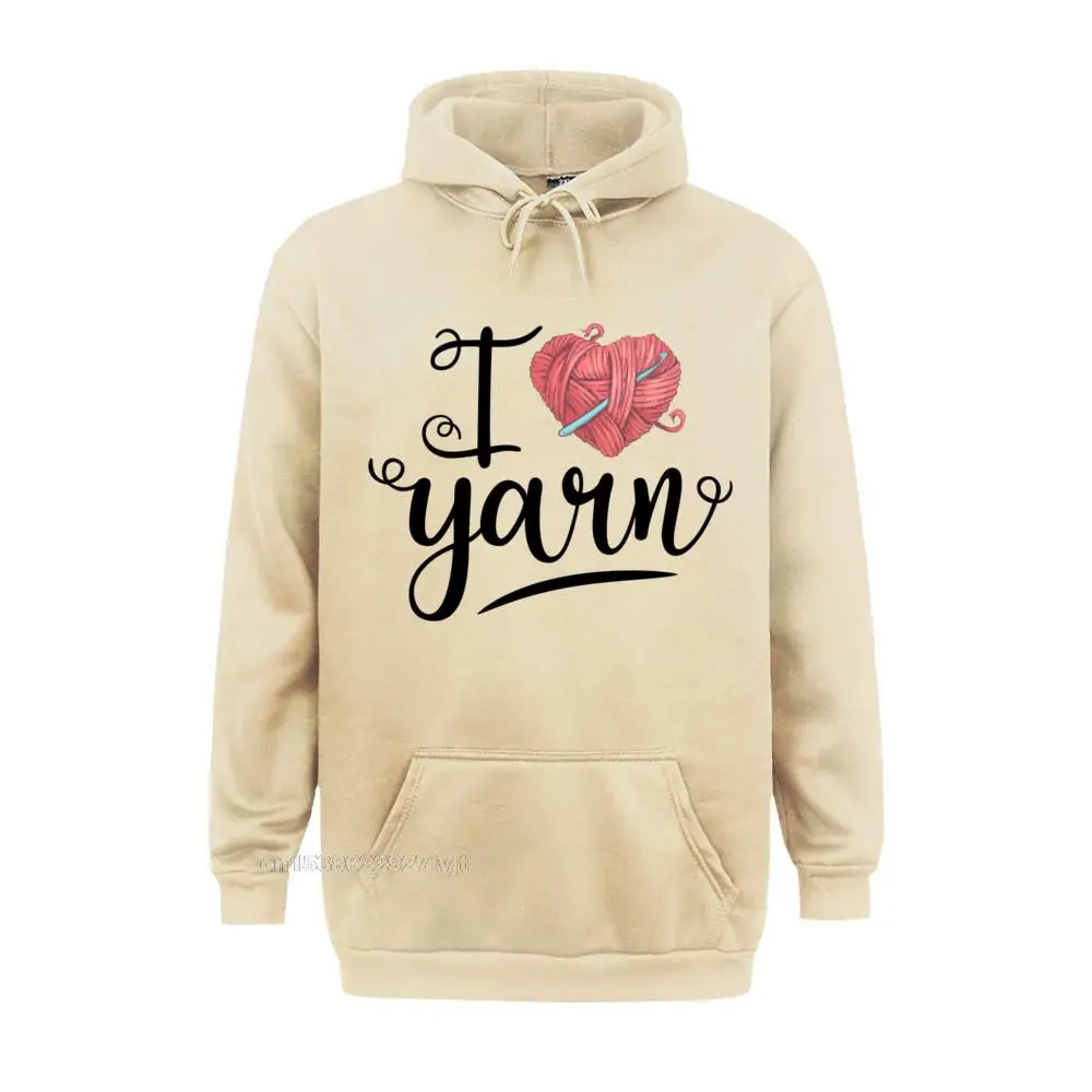 Забавный Женский трикотажный свитер I Love Yarn дизайнерская уличная одежда в стиле