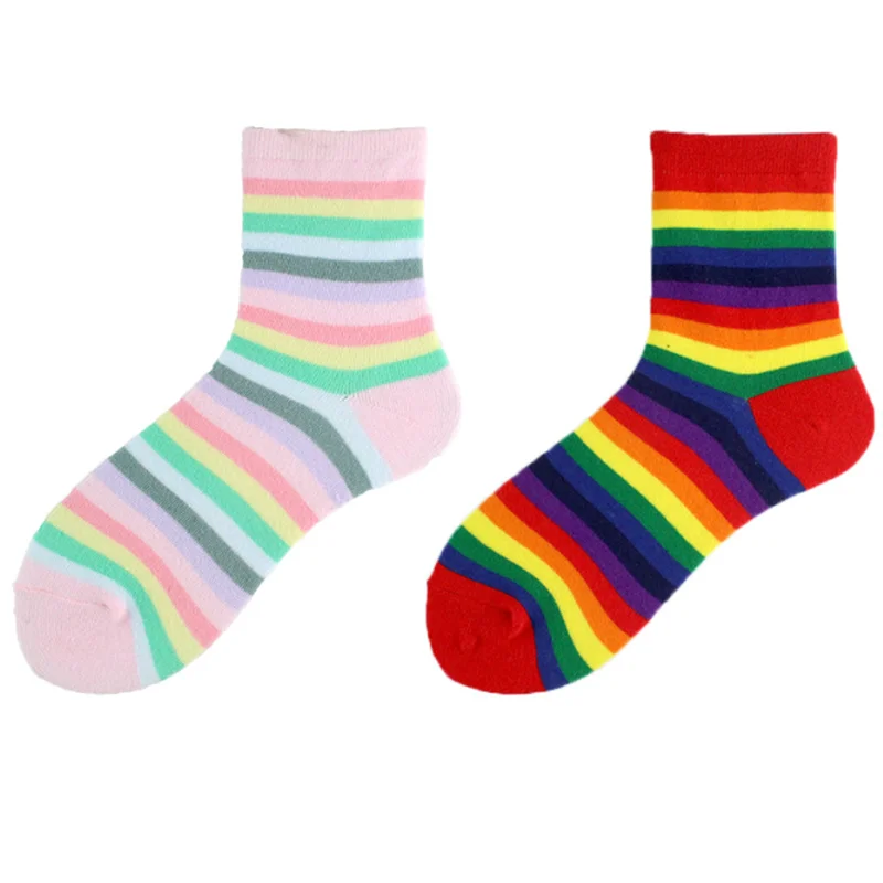 1Pair 2020 Rainbow Striped Socks Woman Kawaii Calcetines De La Mujer Harajuku Ladies Meias Mulher Femme Chaussettes Sock
1Pair 2020 Rainbow Striped Socks Woman Kawaii Calcetines De La Mujer Harajuku Ladies Meias Mulher Femme Chaussettes Sock