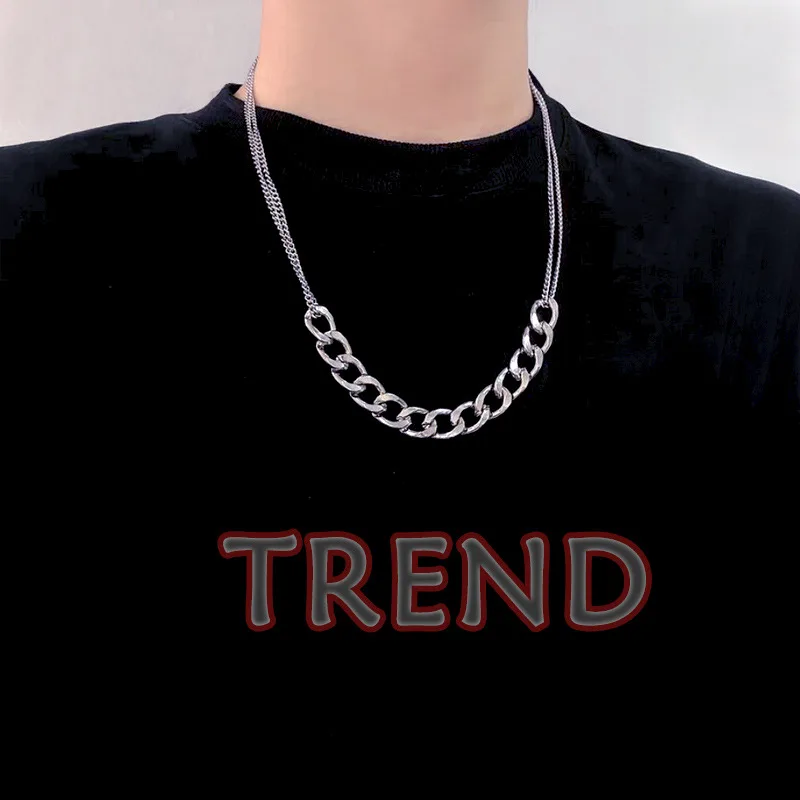 Titanium Steel Chain Necklaces For Women Men Hip Hop Punk Necklace Chains Necklaces Fashion Jewelry Accessories Gifts
Titanium Steel Chain Necklaces For Women Men Hip Hop Punk Necklace Chains Necklaces Fashion Jewelry Accessories Gifts