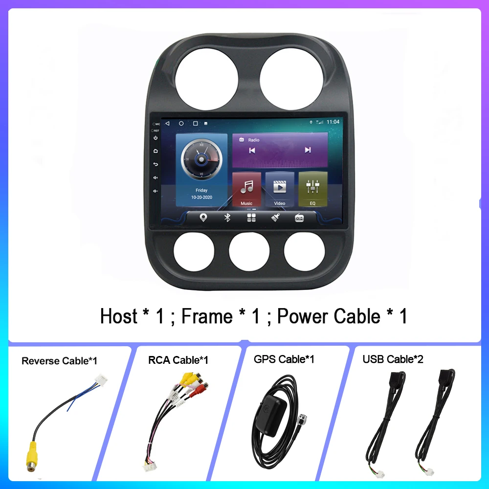 For Jeep Compass 2010-2016 2 Din Android 10.0 Stereo Player Car Radio Auto Navigation Support Carplay DSP 4G WiFi No DVD Player
For Jeep Compass 2010-2016 2 Din Android 10.0 Stereo Player Car Radio Auto Navigation Support Carplay DSP 4G WiFi No DVD Player