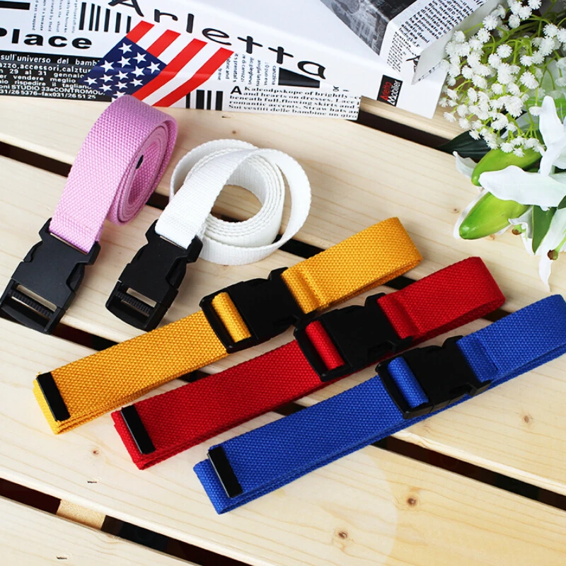 116cm Adjustable Canvas Belt for Women Casual Female Waist Belts with Buckle Harajuku Solid Color Long Belts ceinture femme
116cm Adjustable Canvas Belt for Women Casual Female Waist Belts with Buckle Harajuku Solid Color Long Belts ceinture femme