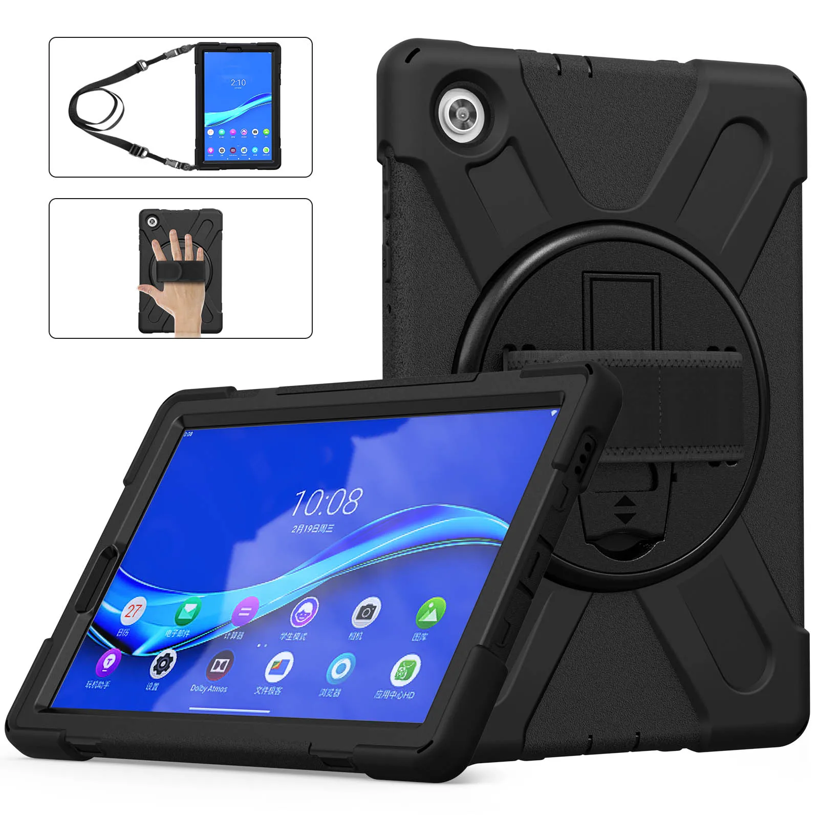 BuzzLee 360 Rotation Hand Strap&Kickstand Silicone Tablet Case for Lenovo Tab M10 FHD Plus 10.3 Protective Cover
BuzzLee 360 Rotation Hand Strap&Kickstand Silicone Tablet Case for Lenovo Tab M10 FHD Plus 10.3 Protective Cover