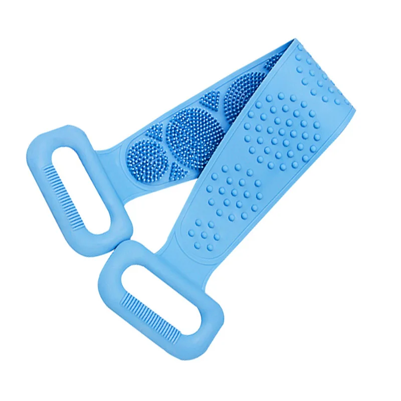 New Magic Silicone Brushes Bath Towels Body Brush Bath Belt Exfoliating Back Brush Belt Wash Skin Household Clean Shower Brushes
New Magic Silicone Brushes Bath Towels Body Brush Bath Belt Exfoliating Back Brush Belt Wash Skin Household Clean Shower Brushes