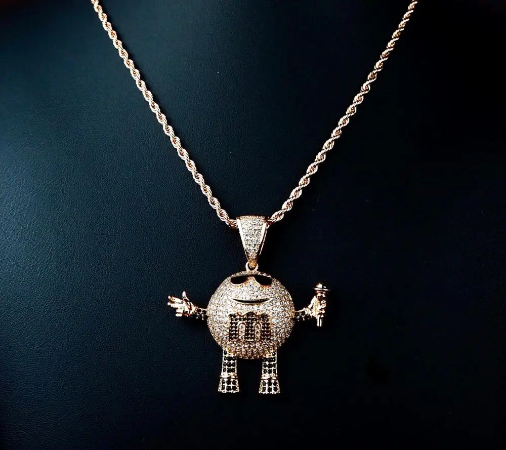 M Bean personality pendant fashionable micro-zircon necklac personality pendant fashionable micro-zircon necklace pendant HIPHOP
M Bean personality pendant fashionable micro-zircon necklac personality pendant fashionable micro-zircon necklace pendant HIPHOP