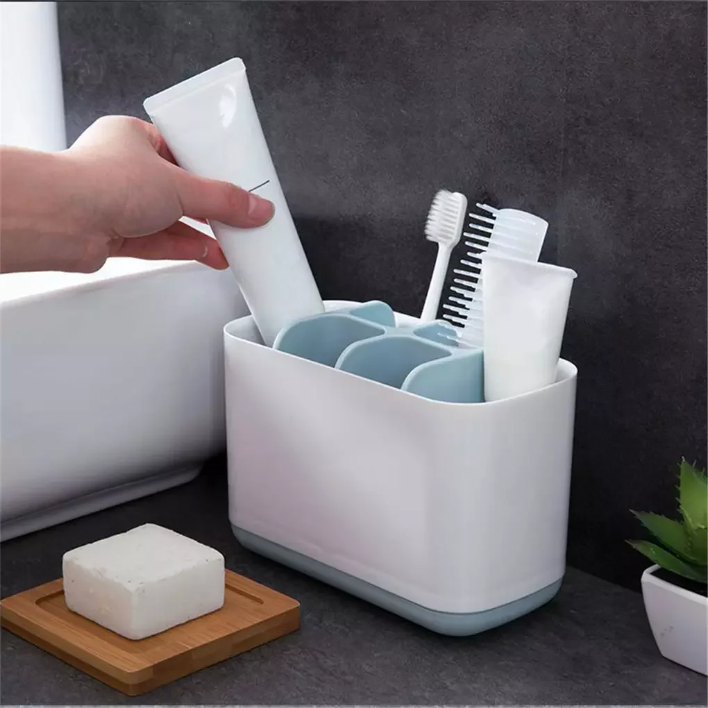 Toothbrush Organizer Bathroom Wall Mounted Toothbrush Holder Pp Plastic Shelf Teeth Floss Rack Bathroom Storage Box Accessories
Toothbrush Organizer Bathroom Wall Mounted Toothbrush Holder Pp Plastic Shelf Teeth Floss Rack Bathroom Storage Box Accessories