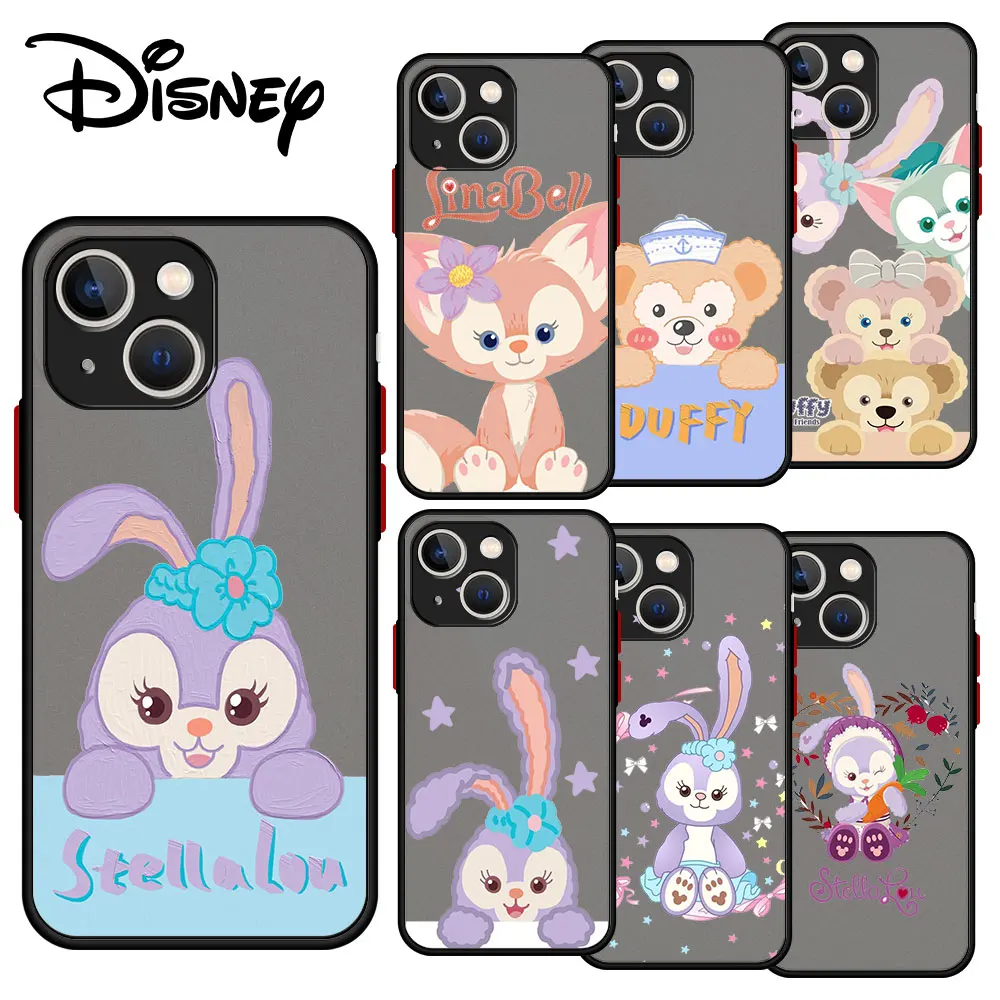 Disney Cute Cartoon LinaBell StellaLou Duffy Bear Matte Case For App iPhone 13 12 11 Pro Max 13 12 Mini Clear Hard PC Cover
Disney Cute Cartoon LinaBell StellaLou Duffy Bear Matte Case For App iPhone 13 12 11 Pro Max 13 12 Mini Clear Hard PC Cover