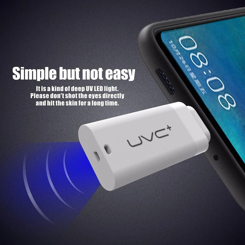 UVC LED Sterilizing Lamp Mini USB Phone Ultraviolet Germicidal Light Portable Handheld Bactericidal DC5V UV | Лампы и освещение