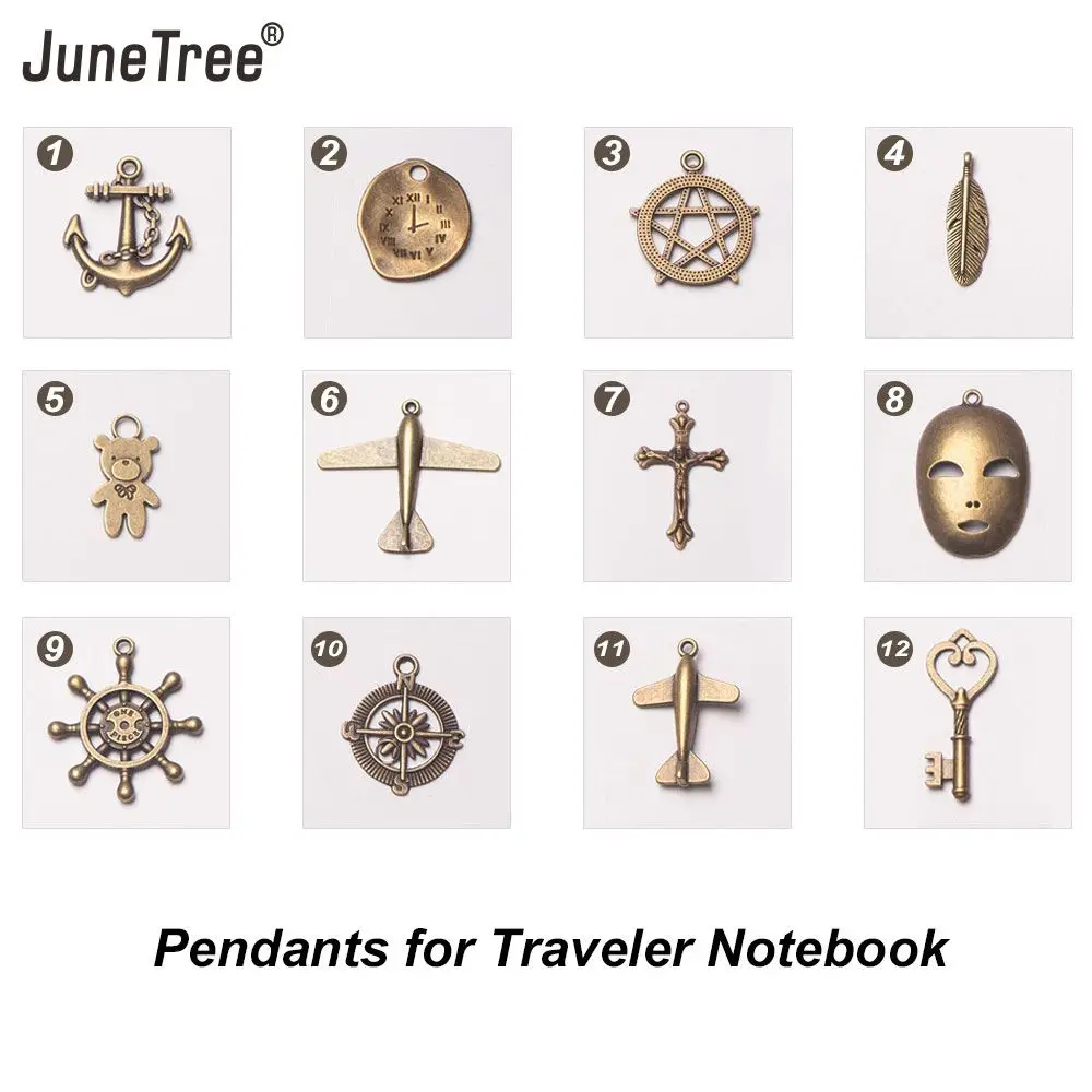 Traveler Notebook Accessory Metal Charm Vintage Creative Hanging Drop Pendant Bookmark decoration for leather diary journay
Traveler Notebook Accessory Metal Charm Vintage Creative Hanging Drop Pendant Bookmark decoration for leather diary journay