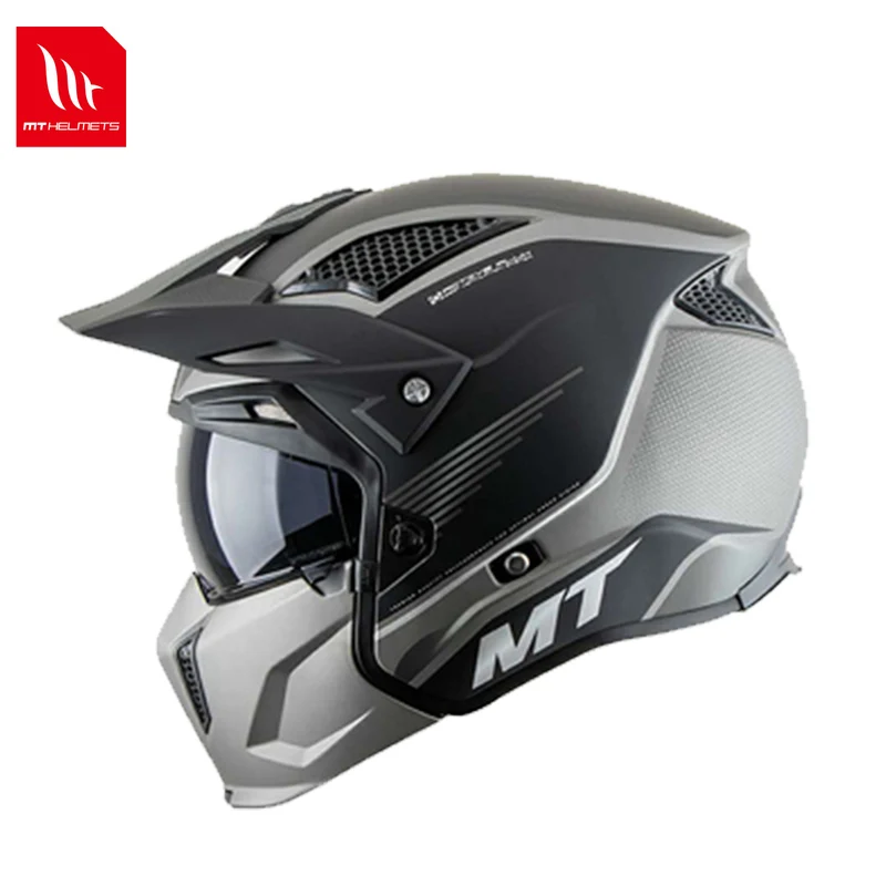 Original MT Motorcycle Helmet Men Women Streetfighter Motocross Half Full Face Off-Road Helmet Moto Accessories Matt Gray
Original MT Motorcycle Helmet Men Women Streetfighter Motocross Half Full Face Off-Road Helmet Moto Accessories Matt Gray