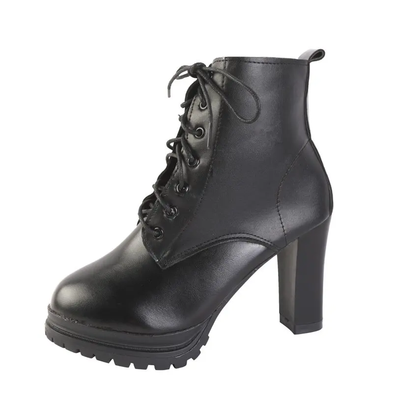 Waterproof high-heeled shoes women's cross strap short boots 2021 winter new stiletto Martin boots women's shoes 
Waterproof high-heeled shoes women's cross strap short boots 2021 winter new stiletto Martin boots women's shoes