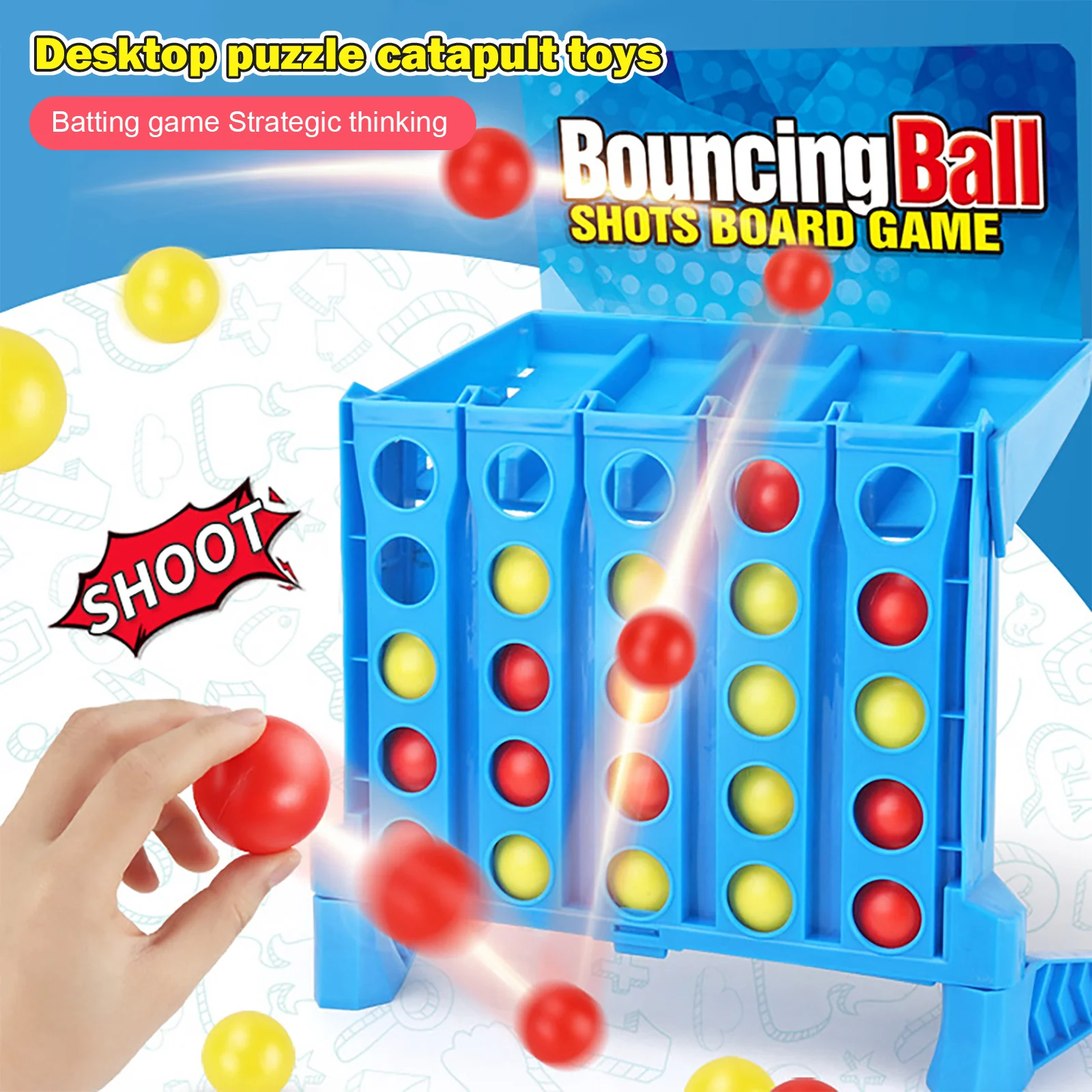 Bouncing Linking Shots Connect 4 Game 1 Set Board Match Game Puzzle Toys Kids Finger Basketball Shooting Christmas Xmas Gifts
Bouncing Linking Shots Connect 4 Game 1 Set Board Match Game Puzzle Toys Kids Finger Basketball Shooting Christmas Xmas Gifts