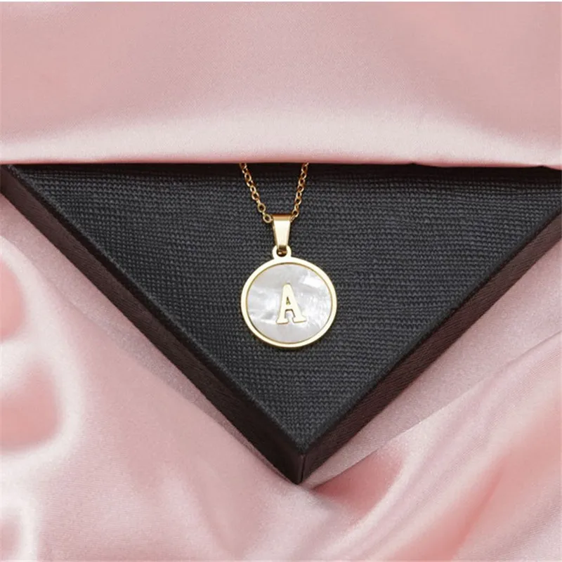 Personalized Custom Letter A-Z Shell Necklace Fashion Charm Stainless Steel Pendant Jewelry Gifts For Women
Personalized Custom Letter A-Z Shell Necklace Fashion Charm Stainless Steel Pendant Jewelry Gifts For Women