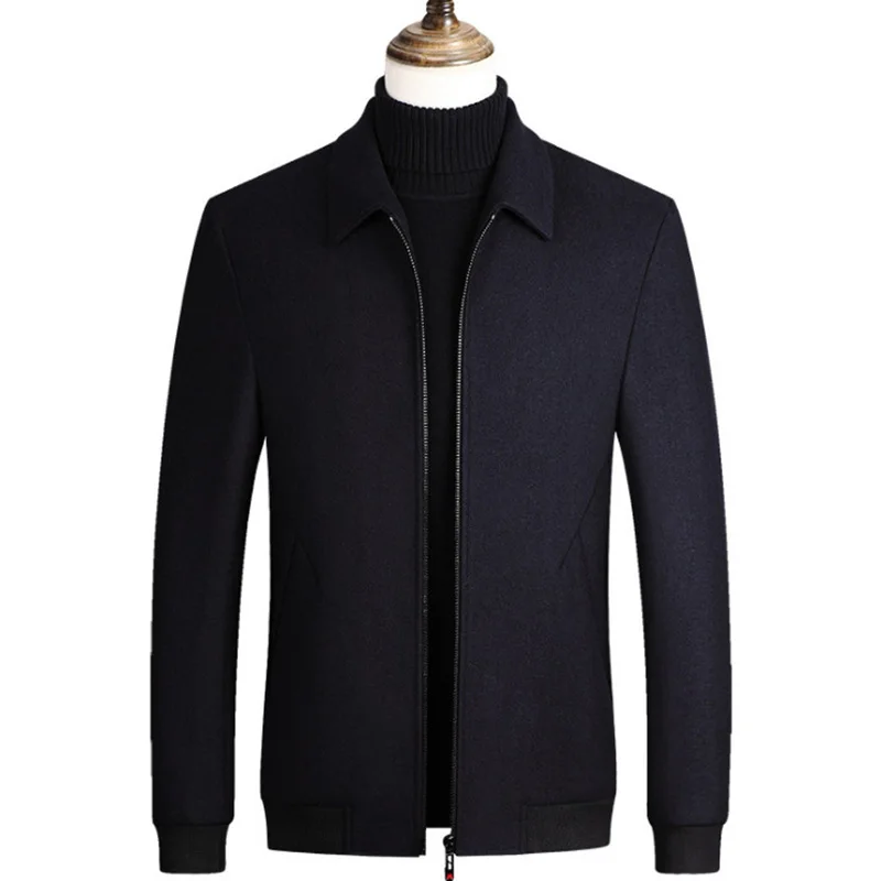 2021 Spring Autumn Wool Coat Men Business Casual Woolen Jacket Slim Fit Solid Color Men Woolen Coat Zipper Jacket Male
2021 Spring Autumn Wool Coat Men Business Casual Woolen Jacket Slim Fit Solid Color Men Woolen Coat Zipper Jacket Male