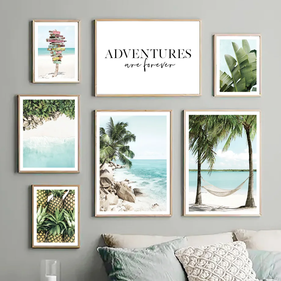 Caribbean Beach Banana Palm Wall Art Canvas Painting Nordic Posters and Prints Wall Pictures for Living Home Decor Frameless
Caribbean Beach Banana Palm Wall Art Canvas Painting Nordic Posters and Prints Wall Pictures for Living Home Decor Frameless