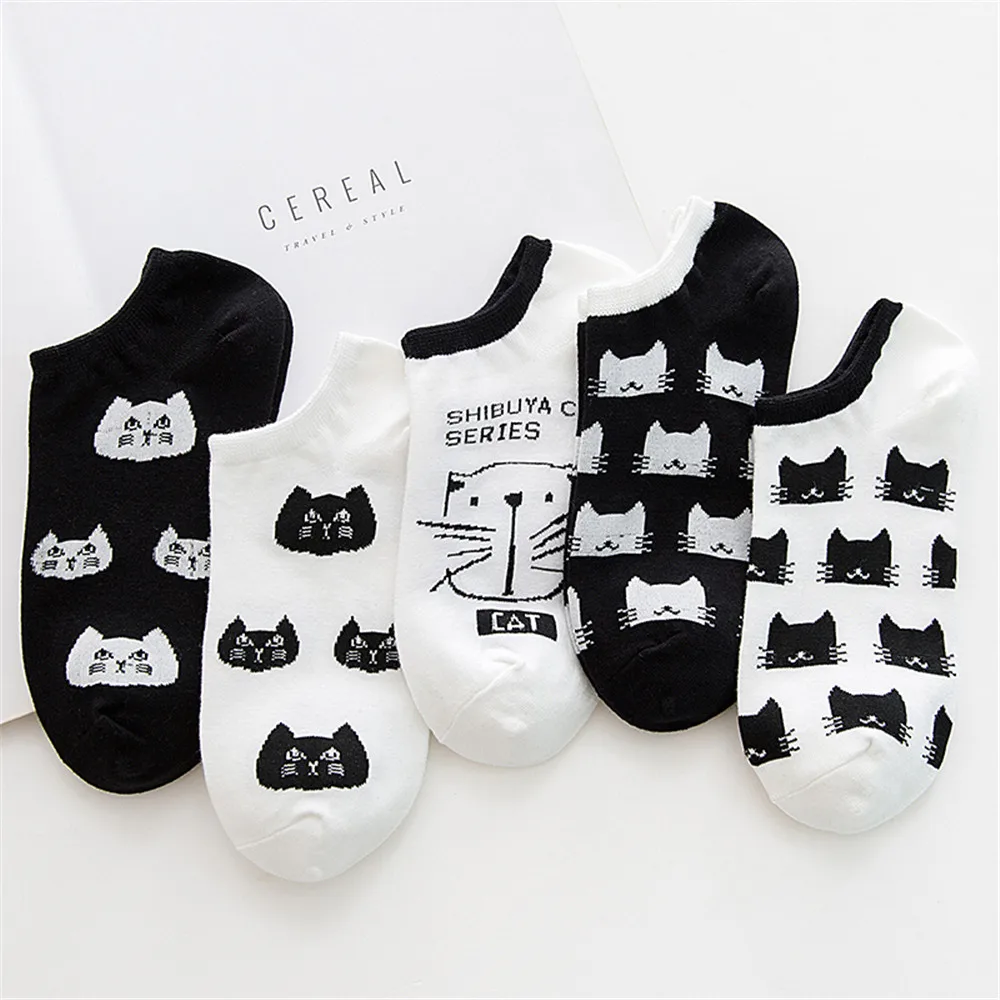 1 Pair Cute Cartoon Cat Ankle Socks Antiskid Cotton Sock Slippers Soft Breathable Invisible Boat Comfortable Short Socks Girls
1 Pair Cute Cartoon Cat Ankle Socks Antiskid Cotton Sock Slippers Soft Breathable Invisible Boat Comfortable Short Socks Girls