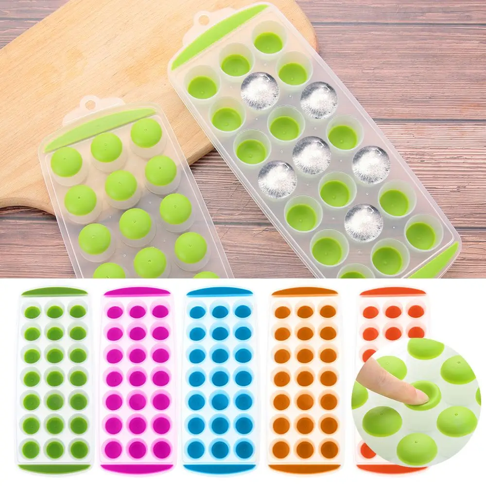 21Round Slots Silicone Mould Easy Pop Out Ice Cube Ball Maker Tray Jelly Chocol Mold Kitchen Tool& Bar Ice Cream Accessories
21Round Slots Silicone Mould Easy Pop Out Ice Cube Ball Maker Tray Jelly Chocol Mold Kitchen Tool& Bar Ice Cream Accessories