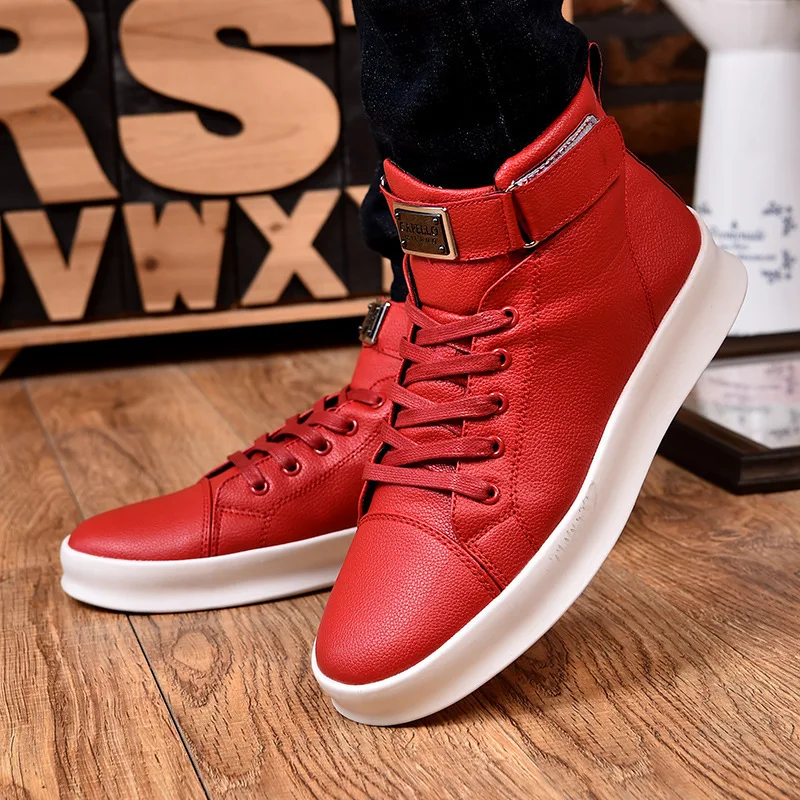 Men's British Style Assistance Boots Super Popular Casual Shoes Sports Shoes High-top Casual New Korean Style Trendy Men's Shoes
Men's British Style Assistance Boots Super Popular Casual Shoes Sports Shoes High-top Casual New Korean Style Trendy Men's Shoes